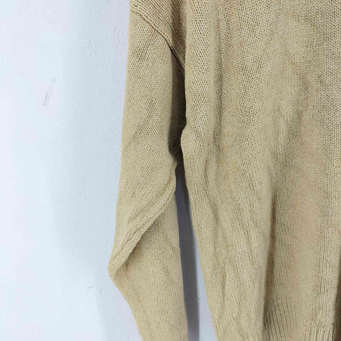 ストラクチャー STRUCTURE 90s 旧タグ 香港製 シルク混 ニットトップス メンズ import:L