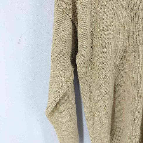 ストラクチャー STRUCTURE 90s 旧タグ 香港製 シルク混 ニットトップス メンズ import:L