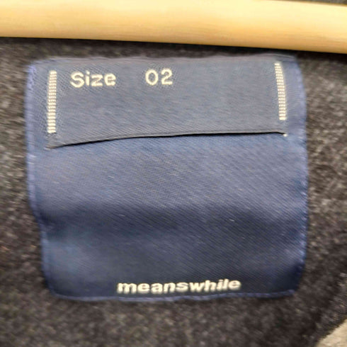 ミーンズワイル meanswhile ハーフジップ ロングスリーブ セーラー ジャケット メンズ JPN:2