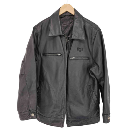 バウンティーハンター BOUNTY HUNTER レザーシングルライダースジャケット メンズ import:M