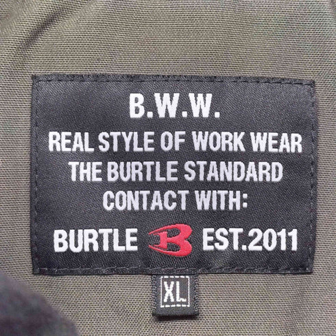 burtle work wear 中綿ベスト メンズ