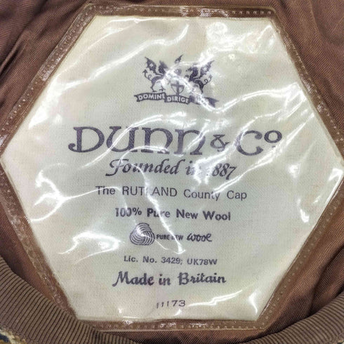 Dunn&Co チェック柄 ハンチング帽 レディース