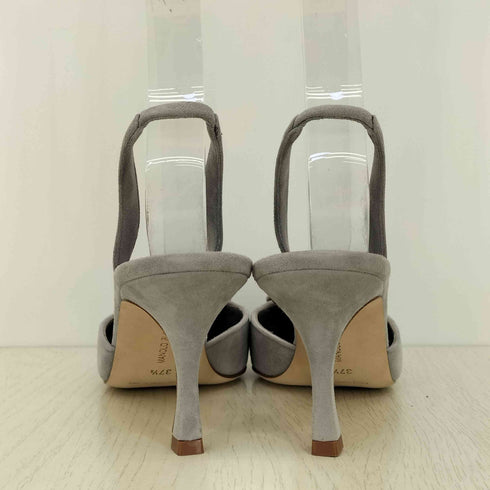 マノロブラニク MANOLO BLAHNIK MAYSLI スエード パンプス レディース 37 1/2