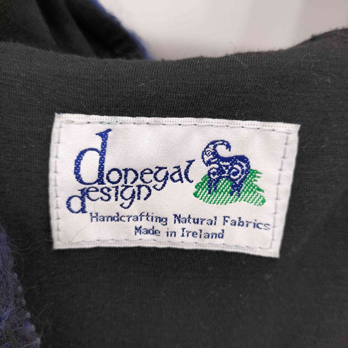 ドネガル DONEGAL DONEGAL DESIGN アイルランド製 モヘヤ フロントジップ ロングスリーブ パーカー メンズ
