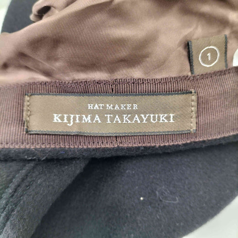 キジマタカユキ KIJIMA TAKAYUKI カシミヤマリンキャップ キャスケット レディース 1