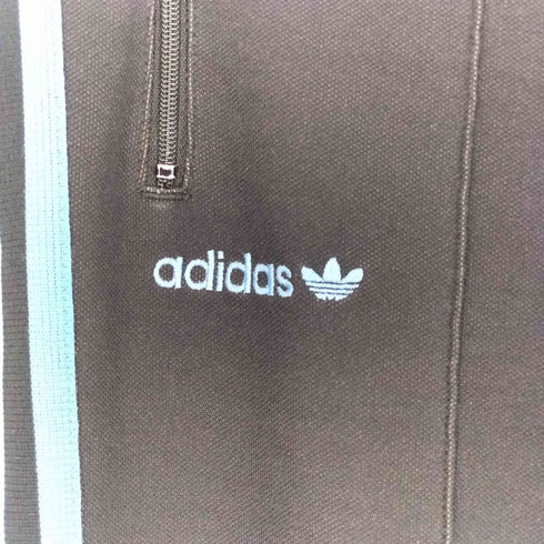 アディダス adidas 00S 黒タグ スリーストライプス トレフォイルロゴ刺繍 トラックパンツ ジャージ メンズ JPN:M