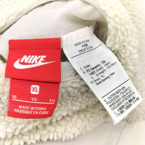 ナイキ NIKE VM SWOOSH FULL ZIP JACKET ボア フリース ジャケット メンズ import:XL