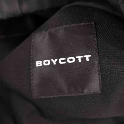 ボイコット BOYCOTT ダブルジップスタンドカラーコート Y2K レディース 3