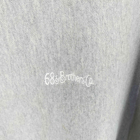 シックスティエイトアンドブラザーズ 68&BROTHERS 裏起毛 ワンポイントロゴ刺繍 Sweat メンズ import:XL