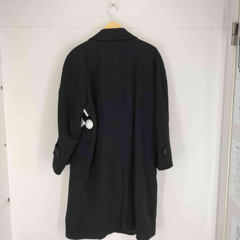 pure cashmere カシミヤ100比翼ステンカラーコート メンズ L