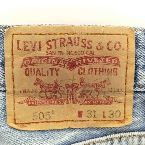 リーバイス Levis 00S メキシコ製 505 REGULAR FIT ボタン裏418M サークルR ジップフライ デニムパンツ メンズ W31 L30