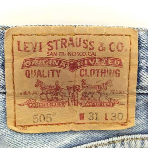 リーバイス Levis 00S メキシコ製 505 REGULAR FIT ボタン裏418M サークルR ジップフライ デニムパンツ メンズ W31 L30