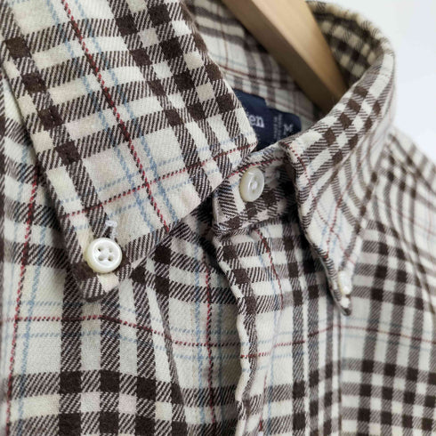 ラルフローレン RALPH LAUREN 90S BLAIRE ポニー刺繍 L/S チェック BD シャツ メンズ import:M