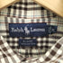 ラルフローレン RALPH LAUREN 90S BLAIRE ポニー刺繍 L/S チェック BD シャツ メンズ import:M
