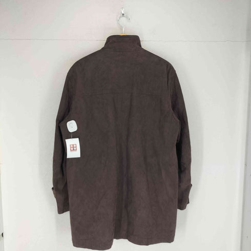 バーバリーロンドン BURBERRY LONDON 裏地ノバチェックライナー付フェイクスエードコート メンズ L