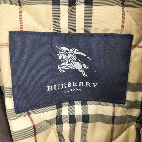 バーバリーロンドン BURBERRY LONDON 裏地ノバチェックライナー付フェイクスエードコート メンズ L