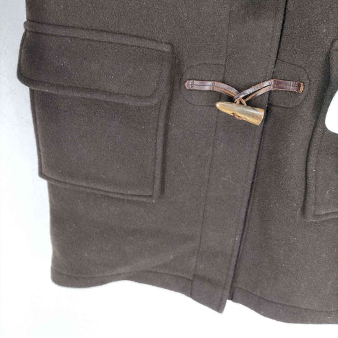 グローバーオール Gloverall MADE IN ENGLAND 裏地チェックダッフルコート レディース