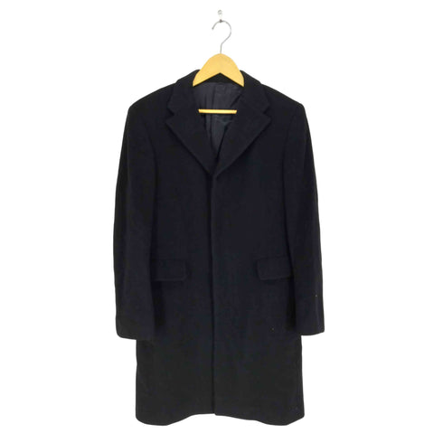 メンズビギ MENS BIGI cashmere FABRIC MADE IN ITALY カシミヤ混比翼チェスターコート メンズ M