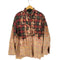 フェイデッドグローリー FADED GLORY ブリーチフランネルチェックシャツ メンズ import:L