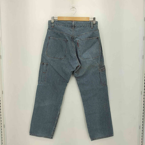グッドイナフ GOODENOUGH ヒッコリーストライプ ペイント パンツ メンズ
