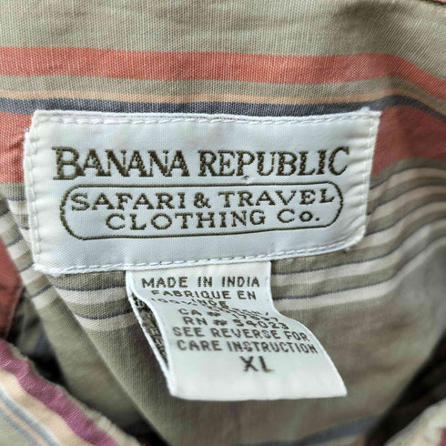 バナナリパブリック BANANA REPUBLIC 90S L/S BD ストライプ シャツ メンズ JPN:XL