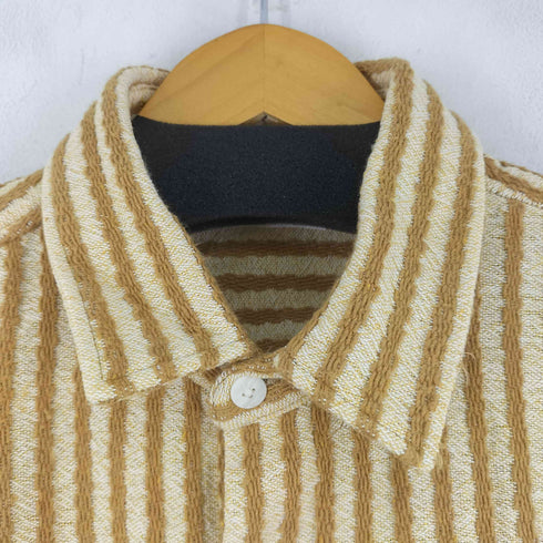 ザラ ZARA S/S ストライプ シャツ メンズ US L