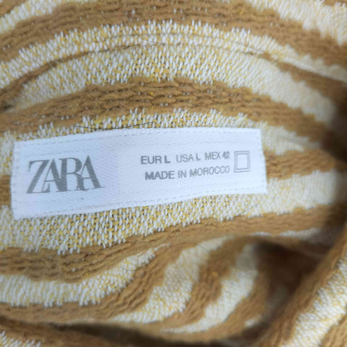 ザラ ZARA S/S ストライプ シャツ メンズ US L