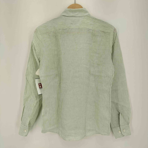 ポールスチュアート Paul Stuart ストライプ リネン シャツ メンズ import:S