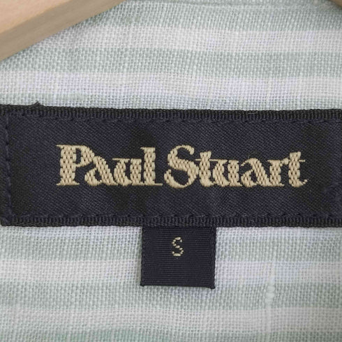 ポールスチュアート Paul Stuart ストライプ リネン シャツ メンズ import:S