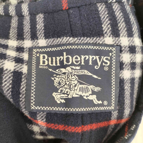 バーバリーズ BURBERRYS 裏地チェックウール比翼ステンカラーコート メンズ 170