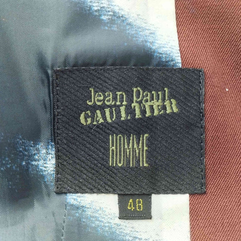 ジャンポールゴルチエオム Jean Paul GAULTIER HOMME トルソープリント裏地ウールダブルテーラードセットアップ メンズ 48