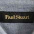 ポールスチュアート Paul Stuart イタリア製 コットンウール ホリゾンタルカラー シャツ メンズ import:M