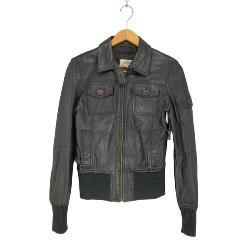 ザラ ZARA TRF レザーブルゾン レディース USA M
