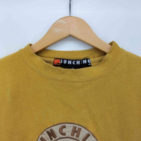 JUNCHINO ロゴ刺繍 クルーネックスウェット メンズ import:M