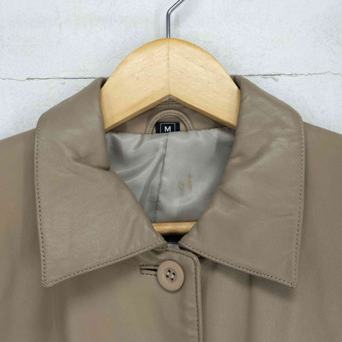パルティーナ PARTINA lamb leather ラムレザージャケット レディース M