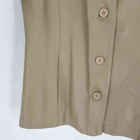 パルティーナ PARTINA lamb leather ラムレザージャケット レディース M