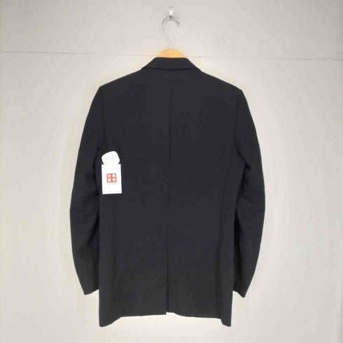 ディオール Dior Made in Italy 05AW エディ期 エディスリマン ピークドラペル ウール2Bテーラードジャケト メンズ 46