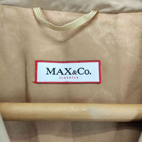 マックスアンドコー MAX&CO. 比翼ステンカラーコート レディース US:8