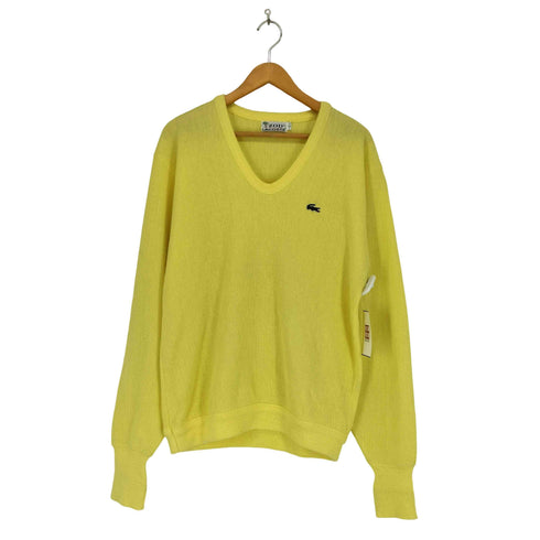 アイゾッドラコステ IZOD LACOSTE ワニ刺繍Vネックニットセーター メンズ JPN:L