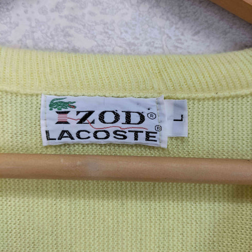 アイゾッドラコステ IZOD LACOSTE ワニ刺繍Vネックニットセーター メンズ JPN:L