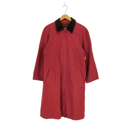 襟コーデュロイステンカラーコート メンズ