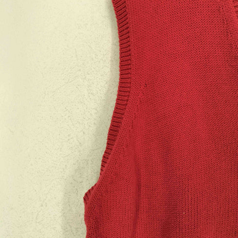 ランズエンド LANDS END コットンVネックニットベスト メンズ JPN:XL