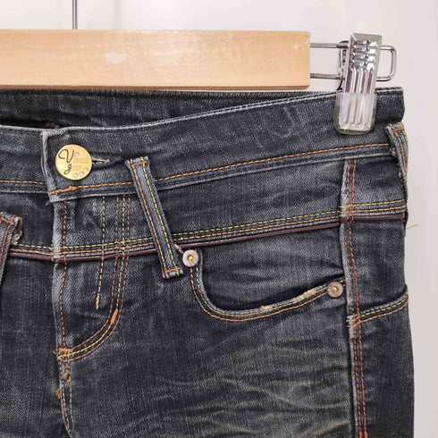 サムシング SOMETHING JiEAENUS JEAN Y2K フレアデニムパンツ レディース 28×33