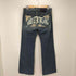 MATERIAL GIRL Y2K ダメージ加工 ペンキデザインデニムパンツ レディース JPN:1
