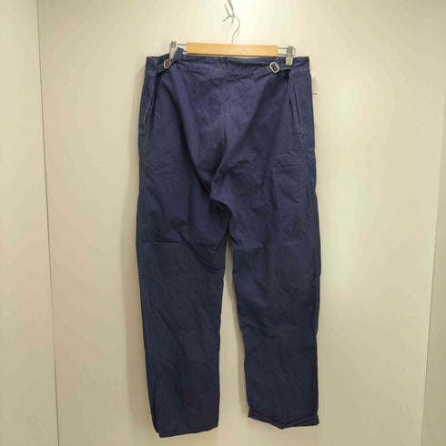 SANFOR ユーロ フレンチワーク ヘリンボーン ストライプ ワークパンツ メンズ 56