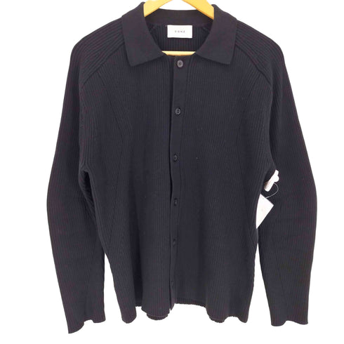 CONZ RIBBED SHIRT CARDIGAN ニット カーディガン メンズ JPN:2