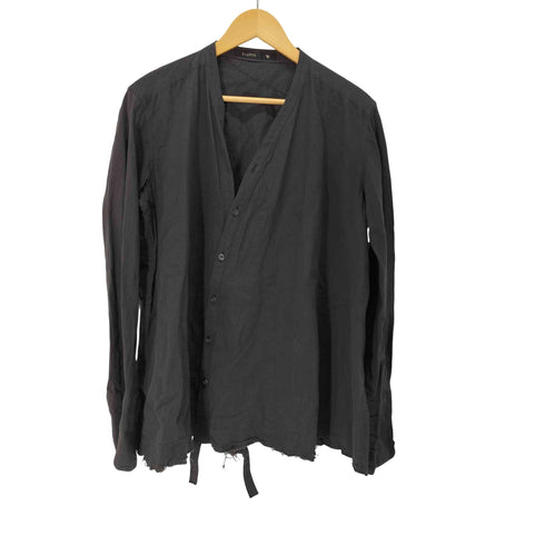 クラシカ KLASICA ノーカラー 裾カットオフ 加工シャツ メンズ JPN:4