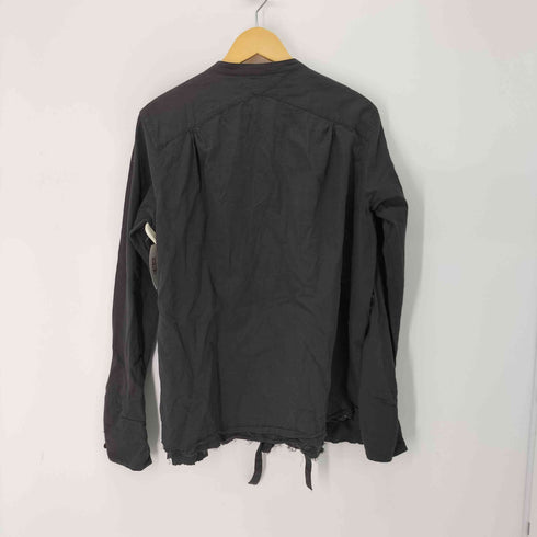 クラシカ KLASICA ノーカラー 裾カットオフ 加工シャツ メンズ JPN:4