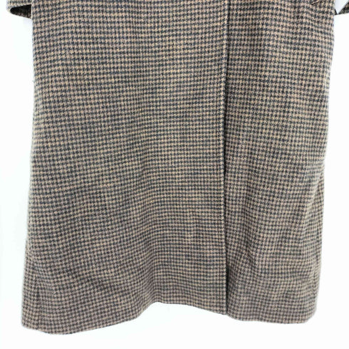 パブリックトウキョウ PUBLIC TOKYO バックフレアウールチェックチェスターコート レディース JPN:2