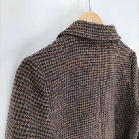 パブリックトウキョウ PUBLIC TOKYO バックフレアウールチェックチェスターコート レディース JPN:2